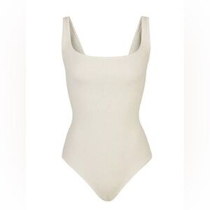 Stretch Cotton Rib Bodysuit Medium